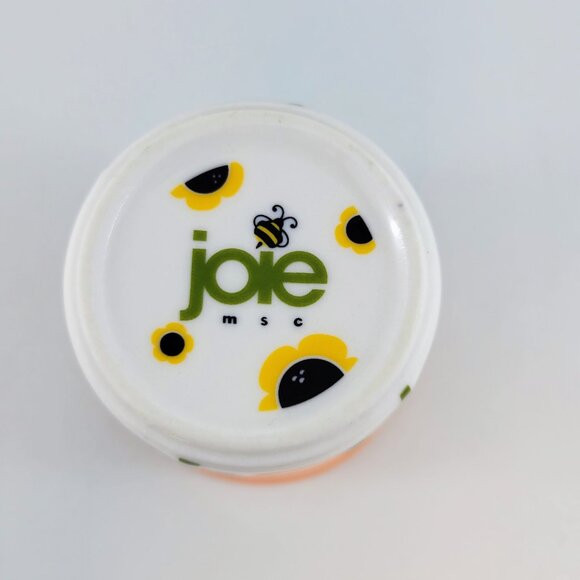 Sunflower Honey Pot Jar Bee Joie Ceramic Dipper White Yellow Flower Miel Read - Picture 6 of 11